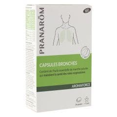 Cápsulas Bronquios Bio 30 Cápsulas Aromaforce Pranarôm