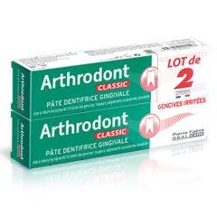 Dentífrico calmante classic 2x75ml encías irritadas Arthrodont