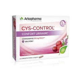Confort urinario arándano rojo 20 cápsulas Cys-Control Arkopharma