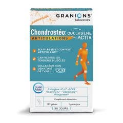 Articulations 30 Gelules Chondrosteo+ Collagene Activ Granions