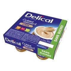 Creme Dessert Hyperprotidique Hypercalorique Sans Sucres 4x200g Delical