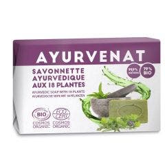 Savon Ayurvedique Bio Aux 18 Plantes 100g Oleanat