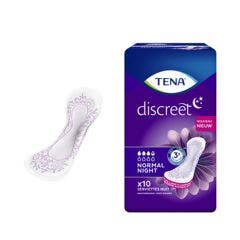 Compresas para la incontinencia urinaria x10 Discreet Noche normal Tena