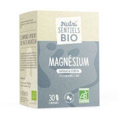 Magnésium Bio 30 comprimés Nutri'sentiels Fatique & stress Nutrisante