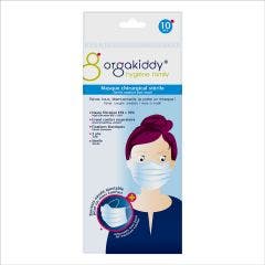 Mascarillas Quirúrgicas 3 pliegues x10 Marquage CE - Norme EN14683-2019 TYPE I Orgakiddy