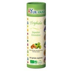 Triphala ecológico 120 cápsulas Digestión y eliminación Ayur-Vana
