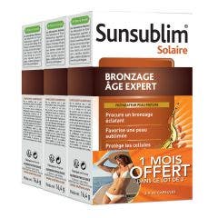 Sunsublim Bronceado Age Expert Mujer 45+ 3x28 Capsulas 3x28 Capsules Préparateur Peau Mature Nutreov