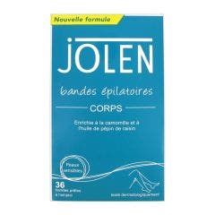 Bandes Epilatoires Jambes Boites X 36 Jolen