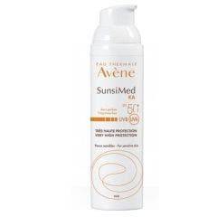 Sunsimed KA protección solar muy alta SPF50+ 80ml Solaire pieles sensibles Avène