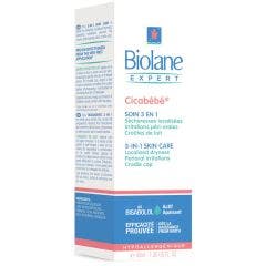 Crema 3 en 1 Cicabebe Costra láctea 40ml Biolane