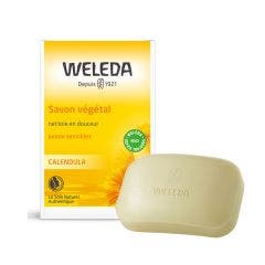 Jabón Vegetal 100g Calendula Peaux Sensibles Weleda