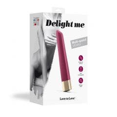 DELIGHT ME - Vibrador Multi-speed - Púrpura Love To Love
