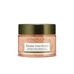 Bálsamo Rosa Fresca Crema Hidratante Noche Bio 50ml Rosa Sanoflore