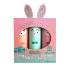 Cofre Trío Glitter Aqua Bálsamos Labiales 3x3g Inuwet