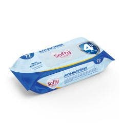 Toallitas antibacterias Softy Clean x72 Astrodif