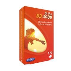 Ortho D3 4000 Defensas inmunitarias 120 comprimidos Orthonat