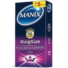 Preservativos máximo confort x14 +2 gratis King Size Max Manix