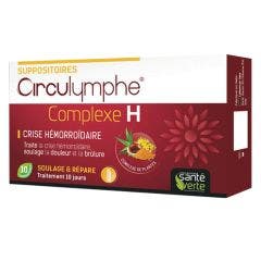 Complejo H 10 supositorios Circulymphe Sante Verte