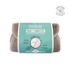 Toallitas lavables x 5 Toilette & Change Bébé Neobulle