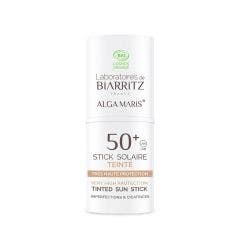 Stick solar con color SPF50+ bio 9g Soins Solaires Imperfections et cicatrices Laboratoires De Biarritz