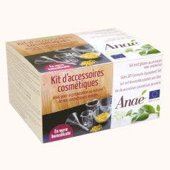 Kit d'accessoires de cosmetiques en verre Anae