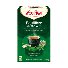 Equilibre Du The Vert Bio 17 Sachets Yogi Tea