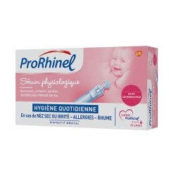 Sérum fisiológico 30 monodosis de 5 ml Lactantes, niños y adultos Prorhinel