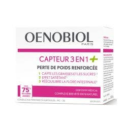 3 En 1 pérdida de peso 60 cápsulas Minceur Oenobiol