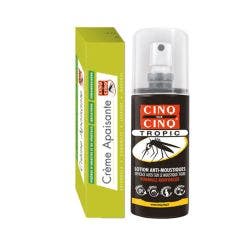 Natura Crema Calmante 3 En 1 + Loción Tropical Antimosquitos 75ml 40g Des 3 Ans Cinq Sur Cinq