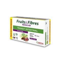 Frutas y fibras Tránsito intestinal regular 45 Cubos Ortis