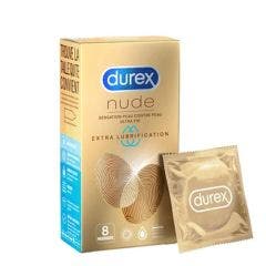 Preservativo Ultrafino X8 Nude Sensation Peau Contre Peau Durex