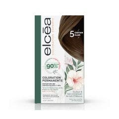 Coloration permanente Couleur et soin revitalisant au lait d'hibiscus 140ml Elcea