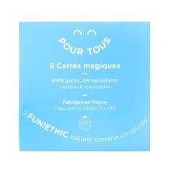 Toallitas Desmaquillantes Lavables x5 Hygiène Fun!Ethic