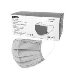 Mascarillas quirúrgicas desechables gris oscuro x50 Tipo IIR EN 14683:AC:2019 Vog Protect