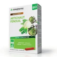 Arkofluidos Alcachofa Hinojo Bio 20 Ampollas Arkofluides Arkopharma