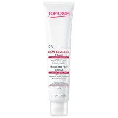 Crema emoliente facial 40ml DA Pieles sensibles, muy secas y atópicas Topicrem