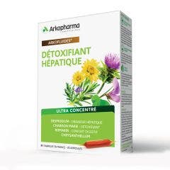 Detox hepático desmodium y cardo mariano 20 ampollas Arkofluides Arkopharma