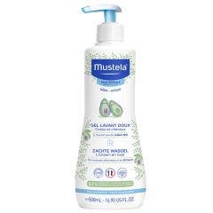 Gel De Baño Suave Cuerpo y Cabello 500ml Peaux Normales Mustela