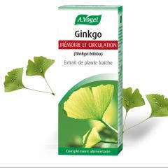 Extracto fresco de planta de Ginkgo 50 ml A.Vogel France