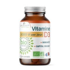 Vitamine D3 Bio et végétale 60 comprimés 3C Pharma