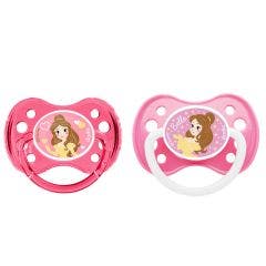 Chupetes Simetricos De Silicona Coleccion Princesa Bella 6+ Meses X2 X2 6 Mois Et Plus Dodie
