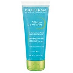 Gel Espumoso Limpiador Purificante Pieles Mixtas y Grasas 100ml Sebium Gel Moussant Peaux grasses Bioderma