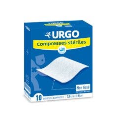 Compresses Stériles Non Tissées 7.5x7.5cm Boite de 10 Urgo