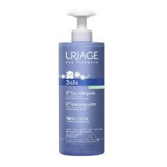Bebe Primera Agua Limpiadora Sin Aclarado Rostro, Cuerpo Y Nalgas 500 ml Bébé Uriage