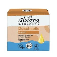 Jabón de ducha con aceite de argán bio 100g Alviana