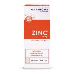 Zinc Inmuno-Defensivas 60 Cápsulas Defensas inmunitarias Granions