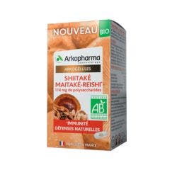 Shiitaké Maitaké-Reishi Bio x40 cápsulas Arkogélules Arkopharma