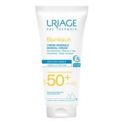 Crema mineral SPF50+ Bariésun sin perfume Uriage