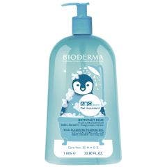 Gel Limpiador Espumoso Suave 1l Abcderm Gel lavant doux Bioderma