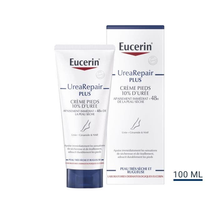 Crema Pies De Urea Plus Pies Secos UreaRepair Plus 100ml-Peaux Sèches et rugueuses Eucerin Easypara